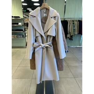 Sale ends 6/13 Burberry Women’s Long Belted Cashmere blend long coat $2590 US4
